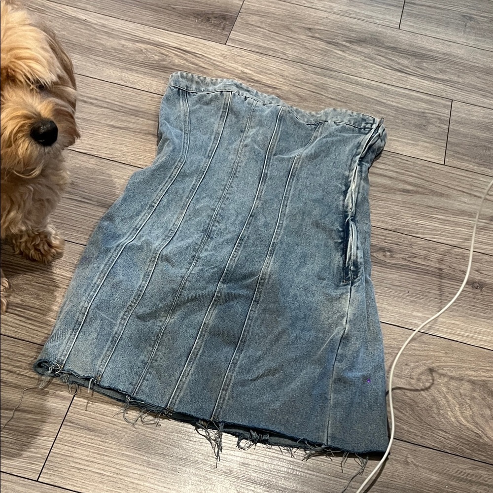 Amazon A-Line Denim Skirt